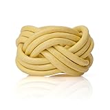 Jambor Scarf loop for scouts and guides. Neckerchiefs. Gilwell knot. Woggle. (4 loops, Yellow, M)