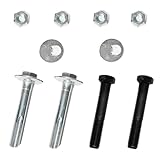 CANJPTON Compatible with VW T4 Transporter M14 eccentric screw set suspension arm front suspension eccentric bolt & washer high strength 701407397C N90534002