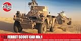 Airfix A1386 Ferret Scout Car Mk 1 Military Model Building Kit - Plastic Model Kits for Adults & Children 8+, Set Includes Sprues & Decals 1:35 Scale
