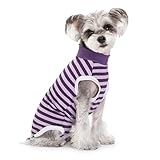 Dog Recovery Suit,Recovery Suit for After Surgery Male/Female Dogs,Anti-Licking Puppy Medical Surgical Suits,Cone E-Collar Alternative Pet Vest,Dog Abdominal Wounds Protector (Purple, XL)