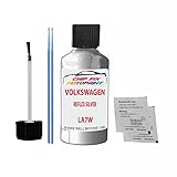 SCOOBYS PAINTS BACK IN THE MIX Touch Up Paint For Volkswagen/Vw Golf Reflex Silver La7W 2000-2022 30Ml Bottle Brush Scratch Stone Chip Repair Pen