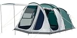 Portal Luxury 5 Man Tent 3000mm Waterproof Large Family Tent with Living Area 4-5 Persons Camping Tall Standing up Height with Fully Sewn-in Groundsheet Extendable Awning Canopy Tunnel 4 Season