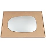 Less4spares Wing Mirror Glass Left Compatible with Nissan Almera/Almera Tino 2000-2006 STICK-ON Passenger Near Side Convex