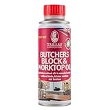 Tableau Butchers Block And Worktop Oil 200ml. Protect and Restore Wood Cutting Boards, Butcher Blocks And Countertops. Solvent Free Worktop Oil. Enhance And Protect Kitchen Worktops Matt Finish