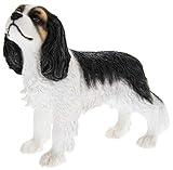 The Leonardo Collection LP44231 Cavalier King Charles Spaniel Dog Ornament, Tricolour, 14x5x10cm