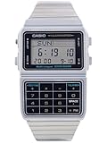 Casio - DBC-611-1D - Databank - Unisex Watch - Digital Quartz - LCD Dial - Grey Steel Strap, LCD/Grey, Bracelet