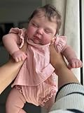 TKYFOYS Real Life Newborn Reborn Baby Dolls Girl 20 inch 50 cm Full Vinyl Silicone Body Eyes Closed Sleeping Baby Reborn Doll