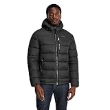 TOG 24 Maloney Men's Padded Jacket - Warm & Wind Resistant With Insulation From Recycled Plastic Bottles - Coat With Pocket & 2 Zip Pockets, Black