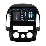 9inch IPS Android 14 Car Stereo Fit For Hyundai I30 2007-2012 - 2 Din Head Unit Free Rear Camera - Support DAB+ /Mirrorlink/RDS/WiFi/Bluetooth/Carplay/GPS/SWC-2G+32G