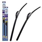 Fits MGF F Models 1995 To 2002 Alca Germany Super Flat Wiper Blades Front Replacement ASF2020H