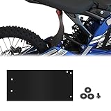 JESTOP Rear Fender Mud Guard Mud Flap, Shock-absorbing Dust Cover, Dirt Protector For Sur-Ron Surron Light Bee Segway X260 Dirt Bike, 11.2 × 5.3'', Black