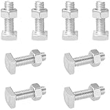 8 PCS Stainless Steel Square Head Bolts Screws (M6*20mm)