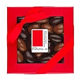 Rita Farhi Milk and Dark Chocolate Brazil Nuts in a Luxury Gift Box 210 g | Christmas Chocolate Nuts Present | Palm Oil Free | Chocolate Covered Brazil Nuts