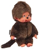 Bandai Monchhichi 84637 Original Plush Monkey from the 80s - Soft Plush 20 cm for Children and Adults - Children's Toy 2 Years and Above