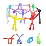 Travel Toys Magnetic Men, 10 Pcs Magnetic Balls Fidget Toy Magnets Flexible Magnet Balls Toys Small Colorful Fidget Magnetic Games Beads Game For Childrens Party Bag Fillers For Kids