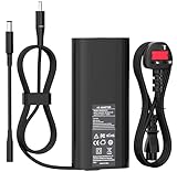 130W Laptop Charger Compatible with Dell XPS 15 7590 9530 9550 9560 9570 Precision M3800 5510 5520 5530 5540 Inspiron 7347 7348 Latitude Studio Vostro HA130PM130 DA130PM130 AC Adapter Supply Power