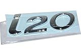 Enfield County Car Modification Chrome Compatible With Hyundai " I20" Logo Badge Emblem Monogram