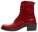 Fly London Women's MILU044FLY Ankle Boot, RED, 7 UK