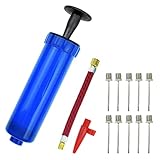 Inflator Ball Pump with Needles Valve Adapter Air Hose for Basketball Football Volleyball Rugby Balloons other Inflatable Set