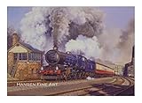 GWR BR 6023 King Edward II Steam Train Railway Blank Birthday Fathers Day Card