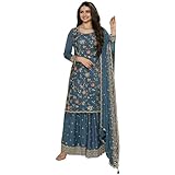 JIVRAJ FASHION Eid Special Indian Pakistani Punjabi Salwar Kameez Suits Stitched Diamond Worked Patiyala Shalwar Kameez Dress (Choice-8, XS UK 8 Bust 36 Waist 32 HIPS 38)