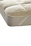 "Sherpa" DEEP PILE Double Size, Teddy Bear Fleece Fleecy Underblanket Mattress Topper Protector Under Blanket / Fully Reversible
