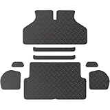 Carsio Car Mats For Classic Mini (not Clubman) 1959-2000 Tailored Fit Rubber Floor Mat Set Complete Accessory Black Custom Fitted - Anti-Slip Backing, Heavy Duty & Waterproof