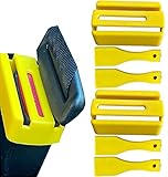 HowseHold Seat Belt Buckle Guard Cover 2 Pack & 4 Release Keys | Universal Fit, Prevents Kids & Disabled Passengers Unbuckling Seat Belts (2x Yellow Buckle Guards)