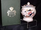 MANDALAY MASONS IRONSTONE ROUND GARLIC LIDDED BOX - BNIB - UK MADE - RETIRED & VERY RARE