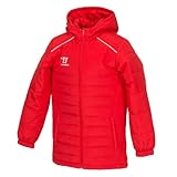 Warrior Alpha Stadium Jacket - Senior, size:XXL, Color Red