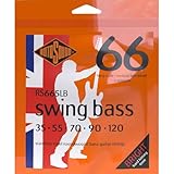 Rotosound RS665LB Stainless Steel Medium Light Gauge Roundwound Bass Strings (35 55 70 90 120) (Packaging may vary)