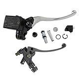 HURI Brake Master Cylinder with Left Clutch Lever for Yamaha Virago 750 920 1000 1100 XV1000 XV250 XV500 XV535 XV550 XV750 XV920