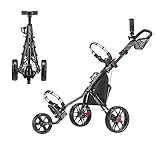 Caddytek CaddyLite 11.5 V3 3 Wheel Golf Push Cart - Lightweight, Easy To Fold