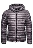 Superdry Men's Shine Hooded Fuji Jackets, Medium Grey, M