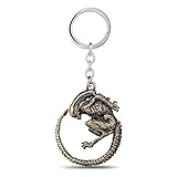 Alien vs. Predator Inspired Keyring Antique Metal (Antique Bronze)