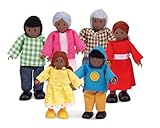 Happy Family - African American - Wooden Dolls House Accessories