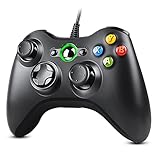 Zexrow Xbox 360 Wired Controller, PC Controller Joystick Gamepad for Xbox 360 & Windows Vista /7/8/10/XP with USB Cable, Plug & Play Ergonomic Design PC Gaming Pad for Retro Games
