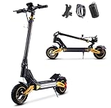 TWOFISH Electric Scooter Adult, 50-60 Km Range, 48V 17Ah Battery, Foldable E Scooter with 10-inch Vacuum Tires, LCD Display, USB Charging Port, and NFC Unlock, 150 kg Load Capacity, V2 MAX