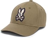 Psycho Bunny Wade Baseball Cap, Dusky Green, One size