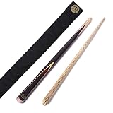 BCE Unisex Protégé 2 Piece Soft Snooker/Pool Cue And Case, Black, 57 145cm EU