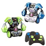 SilverLit YCOO Robo Kombat Tornado, Interactive Robot Fighting Toy with 360° Spin & Super Tornado Punch, 2 Battle Modes AI & Multiplayer, Sound Effects, LED Power Belt, optimal for Kids 5+