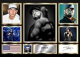 Eminem Signed Autograph Photograph Display - Perfect for Hip Hop Fans, A4 Poster Print (297x210mm) - Limited Edition Autograph Fan Gift – Collectible Memorabilia Merchandise