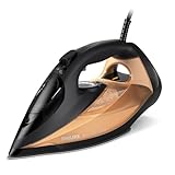 Philips Azur 7000 Series Steam Iron – Blast Through Tough Creases with 250g Boost, 50g/min Continuous Steam, 2800W Fast Heat-Up, Vertical Steam, Non-Stick Elite Soleplate (DST7040/80)