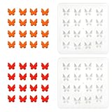 2 Pack Butterfly Resin Mould, Mini Butterfly Jewelry Silicone Mold, Small Butterflys Earring Silicone Mold for Art Crafts DIY Jewelry Pendant Making