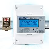 Eastron MID Certified kWh and Power Measurement Three Phase Energy Meter (SDM72DR-MID)