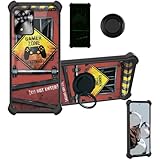 Aroepurt Case Compatible for Suntak Chippy Phone Case Cover [with Tempered Glass Screen Protector][Hard PC + Soft Silicone][Ring Support] [Luminous Effect] YGH-JGP