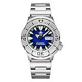 ADDIESDIVE Automatic Diver's Watch 200m Analog Watch Men's Sapphire Crystal Automatic Mechanical Watch Men's Stainless Steel Bracelet AD2103