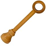Classic Single Wooden Bracket/Holder for Wooden Curtain Pole/Rail 28mm, Light Oak - 1 PC