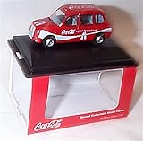 Oxford TX4 Taxi C0CA C0LA red/white vehicle 1:76 scale diecast model