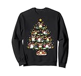 Drummer Music Lover Xmas Lights Drummer Christmas Tree Sweatshirt
